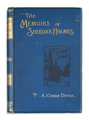 DOYLE, ARTHUR CONAN. The Adventures of Sherlock Holmes * The Memoirs of Sherlock Holmes.